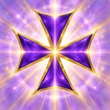 Lex Bellator Law purple and gold emblem